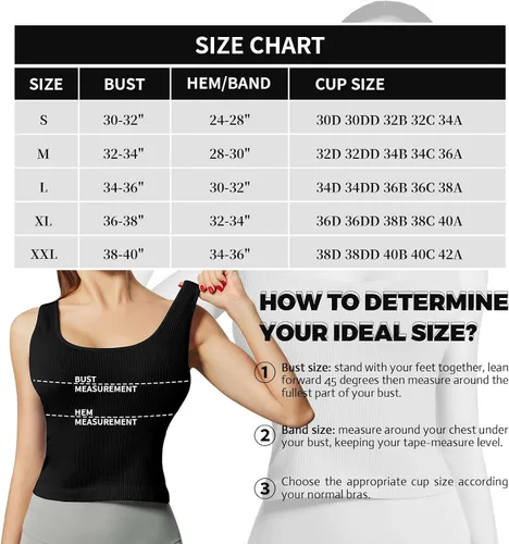 Vista 6 de Camiseta sin mangas para mujer, brasier integrado, cuello redondo, para entrenamiento, acanalado, deportivo, acolchado, sin costuras, ombligueras