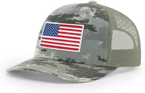 Vista 307 de Joe's USA Richardson 112 - Gorras de camionero con parche gráfico personalizado - Gorras estructuradas de cinco y seis paneles Richardson Premium