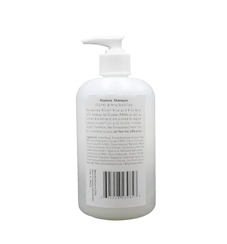 Vista 2 de Champú Rissence para cabello graso y cuero cabelludo con picazón