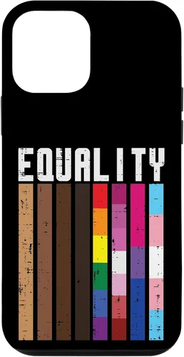 Vista 16 de Igualdad Negro LGBT Pride Rainbow Lesbian Gay Bi Trans - Funda de regalo para iPhone 17