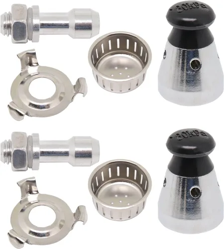Vista 3 de Válvula universal de olla a presión, válvula de jigger de alivio de cocina, accesorios de olla a presión, piezas de repuesto 80KPA con cubierta
