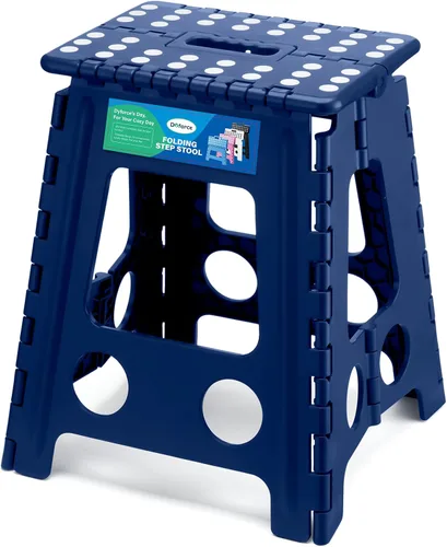 Vista 31 de Dyforce Taburete plegable de 9 pulgadas para niños y adultos, taburete de pie plegable y ligero para niños pequeños, cocina, baño, capacidad de 300