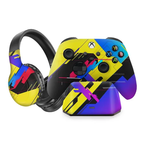 Vista 30 de Vennom Original X-box Modded Controller Wireless and Stand Compatible with X-box One Series X- Customized in USA with Advanced HydroDip Print