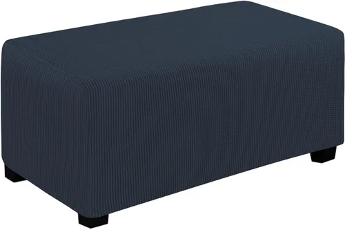 Vista 141 de Easy-Going Funda Elástica para Otomana Taburete de Almacenamiento Plegable Protector de Muebles Funda Rectangular Suave con Parte Inferior Elástica