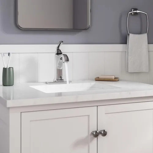 Vista 2 de American Standard 7426101.002 Belmeade - Grifo de baño monomando, 1.2 GPM, cromado