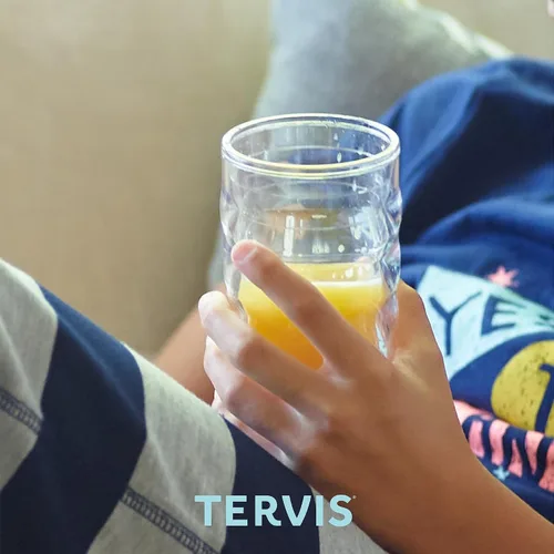Vista 8 de Tervis Vaso aislado de doble pared con logotipo jurásico universal fabricado en Estados Unidos mantiene las bebidas frías y calientes, 10 onzas
