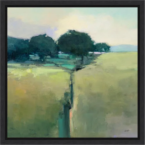 Vista 8 de Amanti Art Lienzo enmarcado para pared, 16 x 16 pulgadas, prado escénico de Julia Purinton, lienzo enmarcado para pared, obras de arte de paisajes