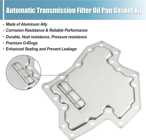 Vista 4 de uxcell 1 Unidades coche transmisión filtro aceite pan para NISSAN FRONTIER 4X2 2.3TD 16V 2017