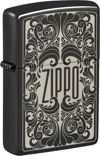 Vista 20 de Zippo Encendedor de bolsillo con diseño de patrón de 540 colores que brilla en la oscuridad Logotipo de 540 colores que brillan en la oscuridad