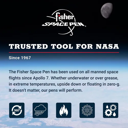 Vista 4 de Fisher Space - Bolígrafo espacial cromado (CH4)