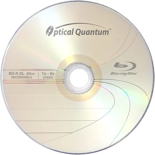 Vista 2 de OQBDRDL06LT-10 6X 50 GB BD-R DL Blu-Ray Logotipo Grabable de Doble Capa Top 10-Disc Husillo
