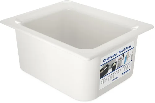 Vista 6 de Carlisle - Recipientes para alimentos refrigerados con aislante Coldmaster (Tamaños surtidos), Blanco, 1