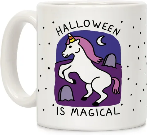 Vista 136 de LookHUMAN Tazas de Halloween Taza de café de Halloween - Tazas de café para decoración ideales para amantes y entusiastas de la decoración - Taza