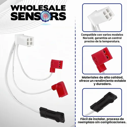 Vista 3 de Wholesale Sensors Reemplazo para el conjunto de termistor de refrigerador Norcold 618548 RV 24 meses de garantía