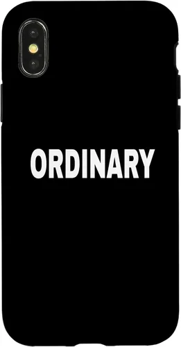 Vista 5 de Funda para iPhone 12 mini ORDINARY Mood Emotion Bold White Text Apparel
