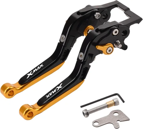 Vista 19 de Palanca de freno de embrague plegable ajustable para Xmax 125 250 300 400 XMAX250 XMAX300 2018 2023 (color : 7)