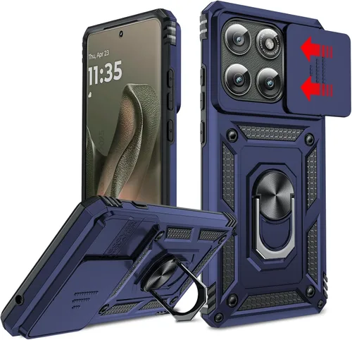 Vista 261 de LeYi Funda para Moto G Stylus 2022 4G (no compatible con 5G), funda para Moto G Stylus con 2 protectores de pantalla, funda protectora de grado Oro