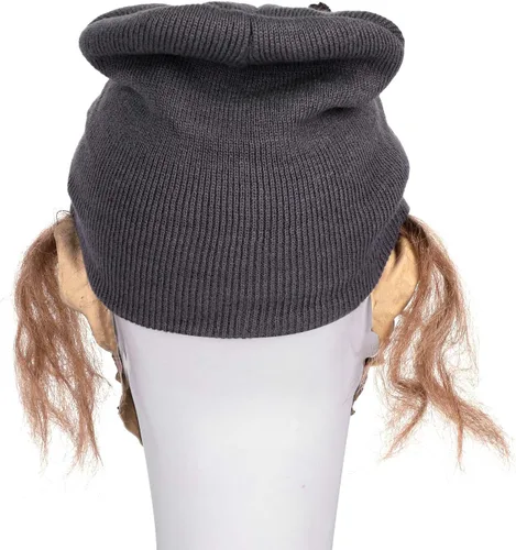 Vista 4 de Ibluelover Scary Zombie Mask with Knit Hat Halloween Creepy Evil Ghost Mask
