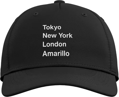 Vista 2 de Funny Amarillo City - Gorra de béisbol ajustable