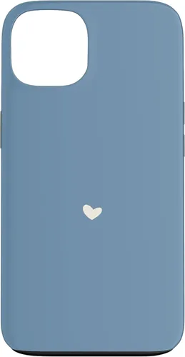 Vista 7 de Misty Blue - Hand Drawn Heart Chic Boho Aesthetic Case for iPhone 16