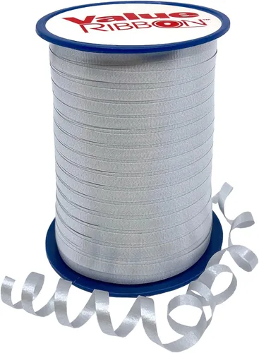 Vista 23 de Value Ribbon - Cinta rizadora prensada, 3/16 pulgadas x 500 yardas para envoltura de regalos, manualidades, proyectos de arte y decoraciones de Azul