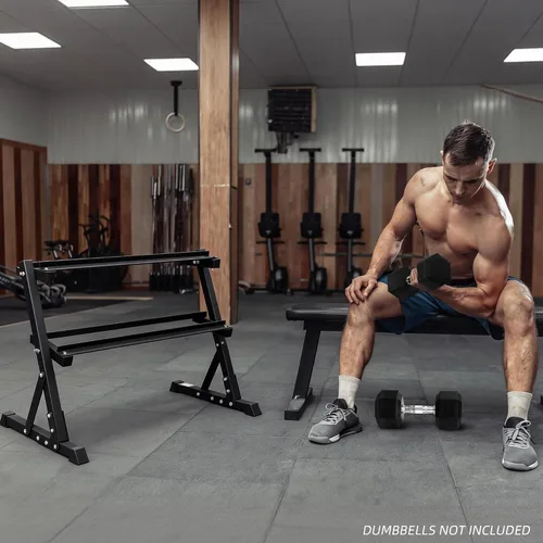 Vista 8 de BalanceFrom Soporte de pesas multifuncional para gimnasio en casa