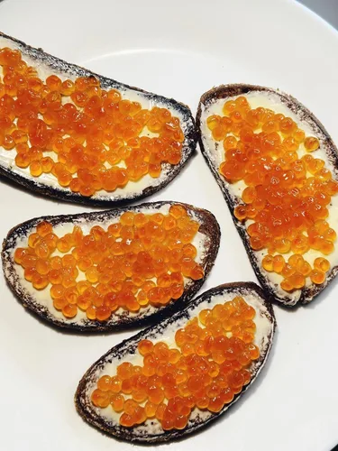 Vista 2 de Caviar rojo salmón, Phillips & Son Premium Chum Huevas 2.2 lb 35.27 oz