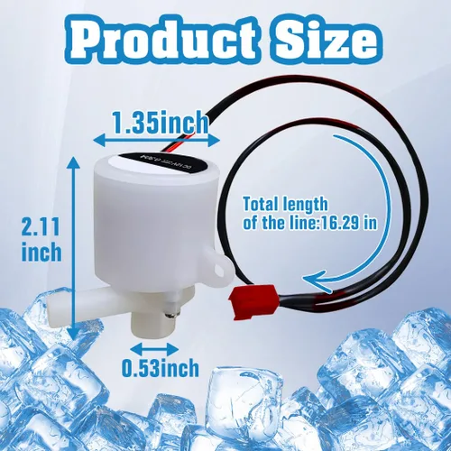 Vista 2 de HZB-12A/25BF ZLWB-12 Máquina de hielo Bomba de agua para máquina de hielo en bala pequeña para el hogar HZB-25BF/ HZB-13F/ HZB-20FA