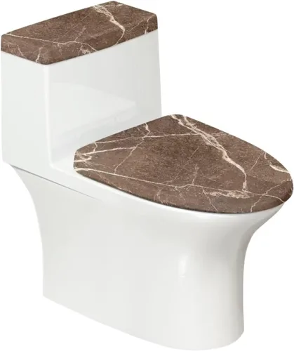 Vista 37 de Juego de 2 Fundas de Asiento de Inodoro con Hojas de Arce de Otoño, Juego de Fundas de Tapa de Tanque de Inodoro con Hojas de Arce Impresas