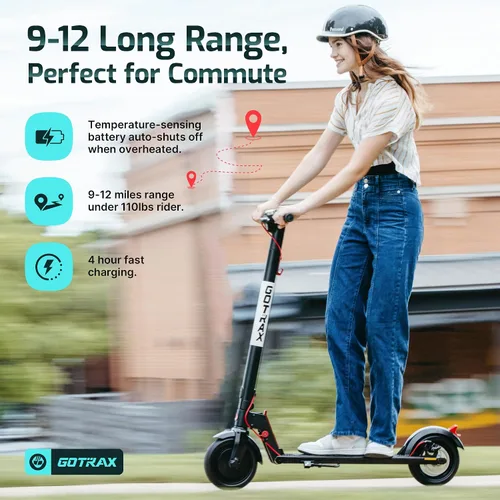 Vista 11 de Gotrax GXL V2 Electric Scooter for Adult,8.5" Tire,12 Mile &15.5Mph by 250W