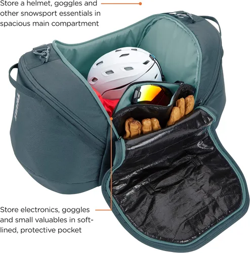 Vista 4 de Thule RoundTrip - Bolsa de viaje para esquí y snowboard, 90L