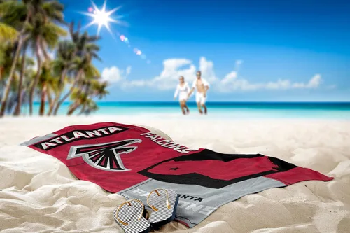 Vista 2 de Northwest NFL State Line - Toalla de playa, 30x60, Atlanta Falcons