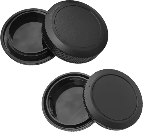 Vista 2 de Tapa del cuerpo + tapa de lente trasera para cámara Canon RF Mount EOS R100 R50 R10 R8 R7 R6 R5 R5C R3 R RP (para accesorios), Hxdzieory