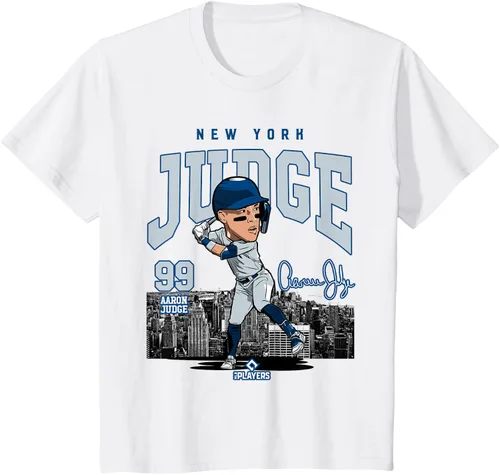Vista 3 de Aaron Judge Jugadores de la MLB de béisbol de Nueva York Camiseta MLBJUD3005W
