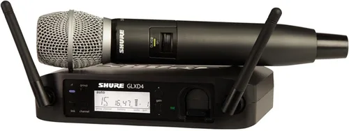 Vista 20 de Shure GLXD24R+/B58 Sistema de Micrófono Inalámbrico Digital Profesional de Banda Dual – Duración de Batería de 12 Horas, Alcance de 100 pies