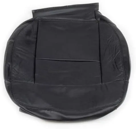 Vista 3 de 2004-2008 para Ford F150 SuperCrew Lariat Crew Driver Bottom Funda de asiento de cuero negro