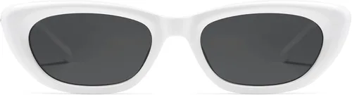 Vista 2 de SOJOS Gafas de sol polarizadas de moda ojo de gato angostas para mujer retro lindos tonos SJ2284