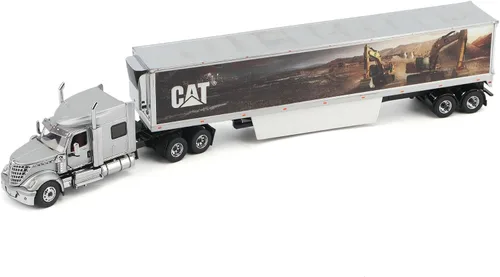 Vista 11 de International Lonestar Sleeper Cab Truck Tractor Negro 1/50 Diecast Modelo por Diecast Masters 71023