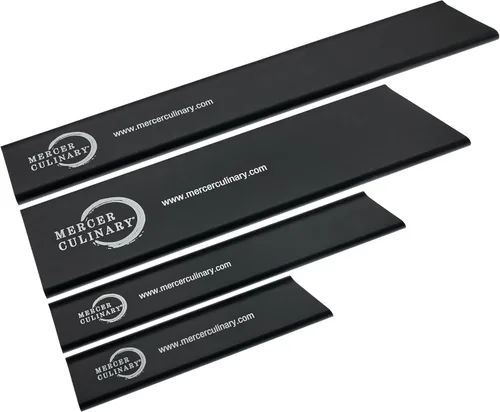 Vista 5 de Mercer Culinary Juego de protectores de cuchillos de 4 piezas, color negro