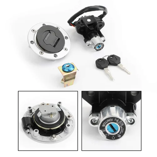 Vista 3 de MAD HORNETS Llave de encendido Llave de bloqueo de tapa de gasolina para Suzuki V-Strom DL650 DL1000 02-12