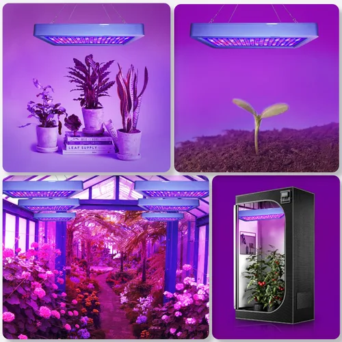 Vista 7 de B1500W Luz de Crecimiento LED para Plantas Ajustable, Las Mejores Luces de Crecimiento para Plantas de Interior de Espectro Completo, Semillas