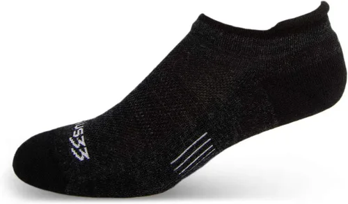 Vista 10 de USA Made - Micro Cushion No Show Tab Socks - Running Socks - Merino Wool - Mountain Heritage S32 Micro + Cojín Avena