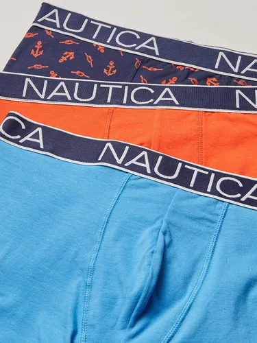 Vista 3 de Nautica - Calzoncillos clásicos de algodón elástico para hombre, pack de 3