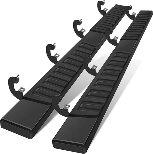 Vista 16 de COMNOVA - Estribos de 6 pulgadas compatibles con Chevrolet Colorado/GMC Canyon Crew Cab 2015-2026, estribos y escalones para Colorado (negro)