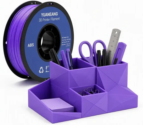 Vista 20 de Filamento PETG para impresora 3D, precisión dimensional +/- 0.001 in, carrete de 2.2 libras, 0.069 in, plateado 2.2 lbs plata