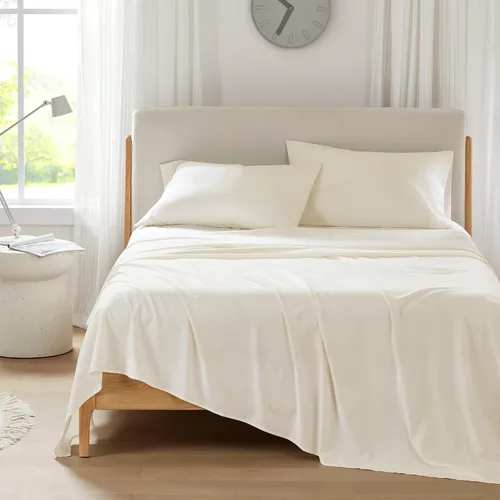 Vista 13 de Comfort Spaces - Sábana bajera Coolmax supersuave y resistente a la decoloración que absorbe la humedad con elásticos alrededor que se adapta a