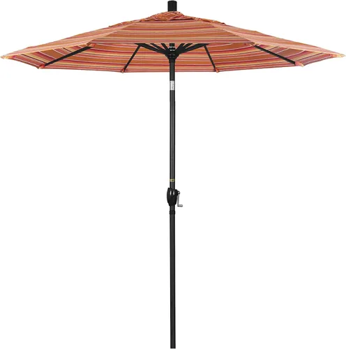 Vista 23 de California Umbrella 7.5' paraguas redondo de aluminio del mercado, elevación de la manivela