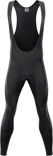 Vista 5 de Przewalski Pantalones de ciclismo con peto para hombre, acolchados 4D, mallas térmicas con peto para bicicleta, leggings para equitación, mallas