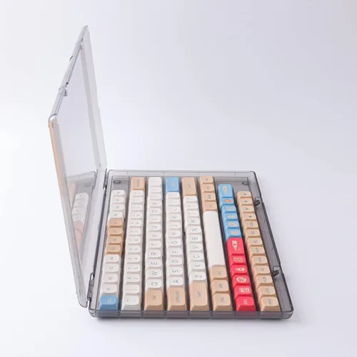 Vista 7 de Hyekit Caja de almacenamiento para teclas, 1 funda de plástico ABS a prueba de polvo, con cierres magnéticos, caja de colección transparente