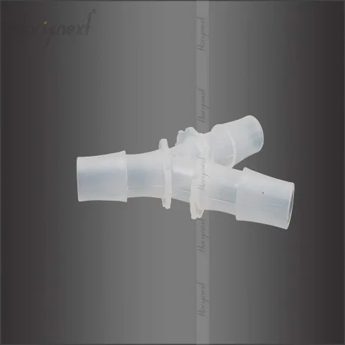 Vista 2 de Conector de púas de 3 vías en forma de Y de plástico de 1/2 "para manguera de aire, accesorio de púas de polipropileno de pp de tubería de agua